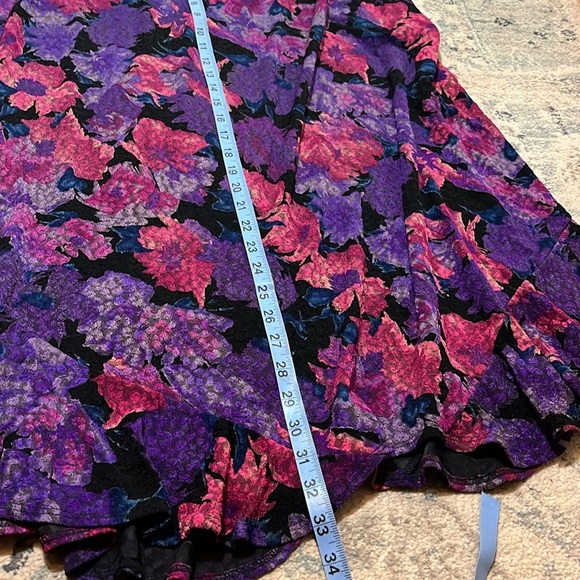 French Laundry Leopard Floral and Lace A-Line Maxi Skirt - Picture 8 of 11